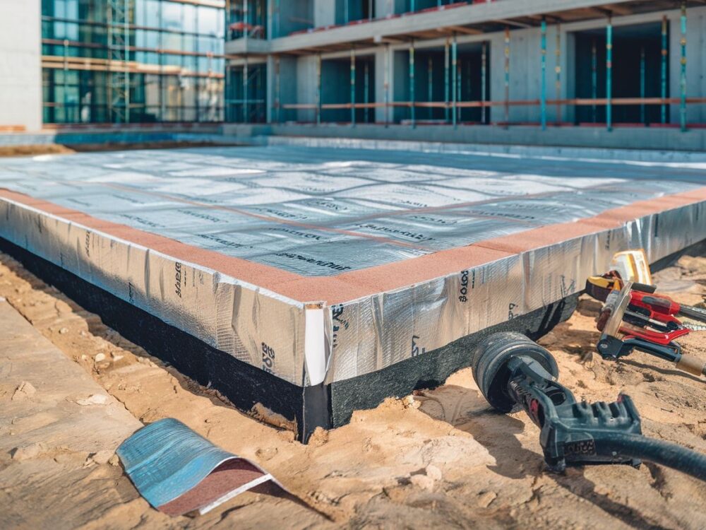 Porównanie folii i papy na fundamentach